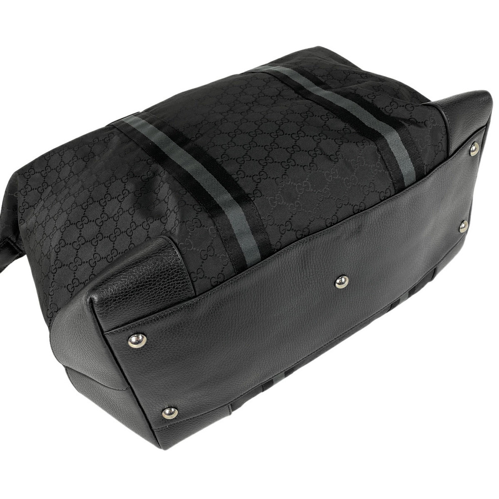 Gucci shoulder black GG Boston bag